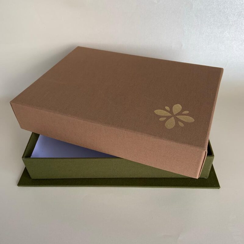 Caixas com Revestimento Têxtil